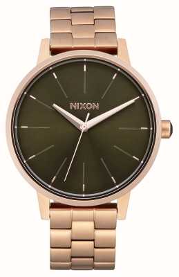 Nixon Kensington Rose Gold / Olive Sunray A099-5102-00