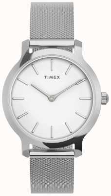 Timex Transcend 31mm Silver Tone Mesh TW2U86700