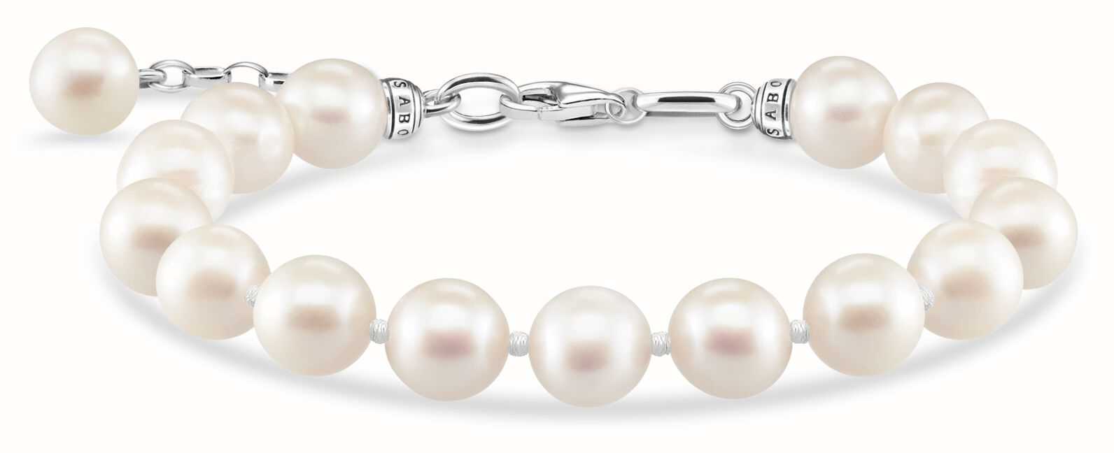 Thomas Sabo Charm Club Pearl Charm Bracelet