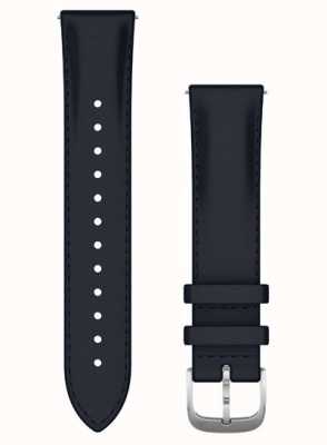 Garmin Quick Release Strap (20mm) Navy Embossed Leather / Silver Hardware - Strap Only 010-12924-20