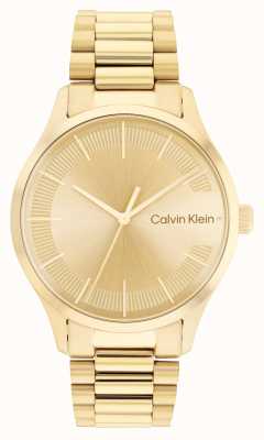 Calvin Klein Gold Dial | Gold Stainless Steel Bracelet 25200038