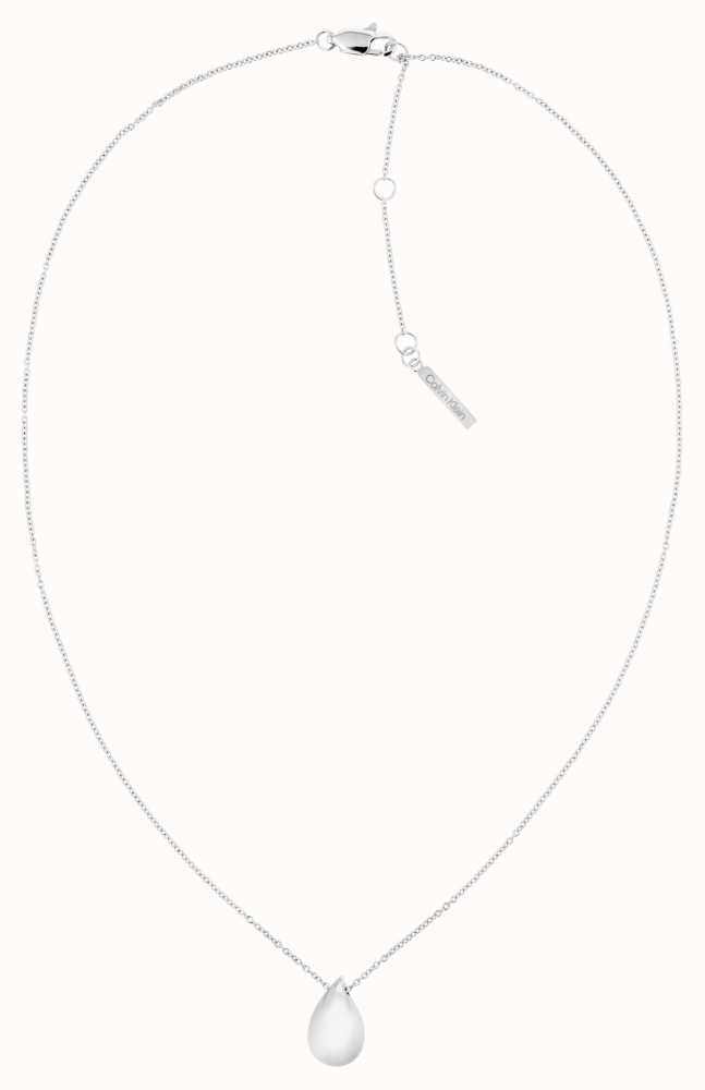 Vervolgen zonlicht Openlijk Calvin Klein Ladies Silver Tone Pendant Necklace 35000083 - First Class  Watches™ USA