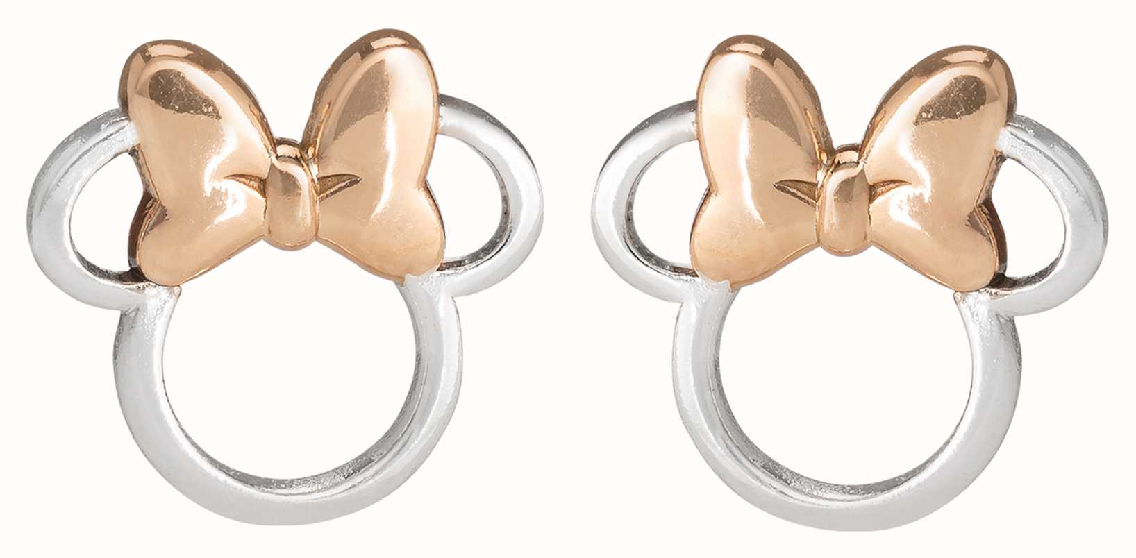 Mickey Mouse Rose Gold Castle Earrings - Rebecca Hook | Disney Store