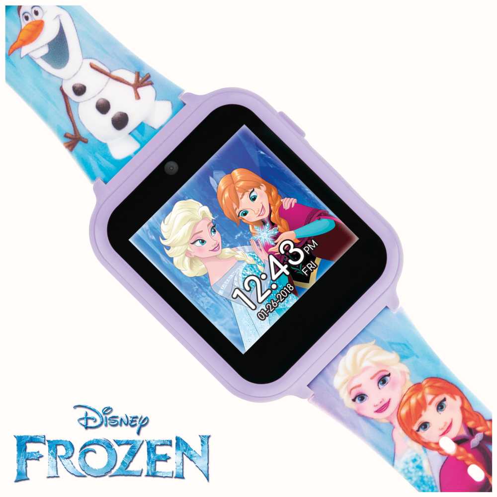 Buy Disney Kids' FZN3550 Frozen Anna and Elsa Watch with White Rubber Band  at Amazon.in