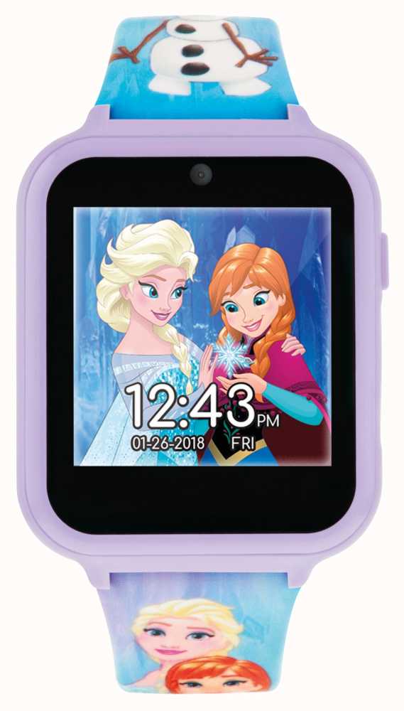 Disney frozen Analog wrist watch for kids - blue with frozen print, 2