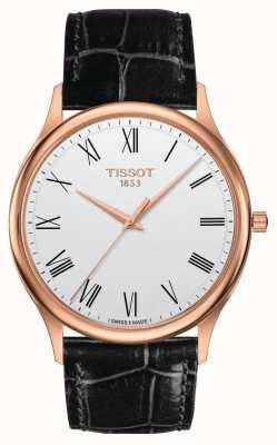Tissot Men's Excellence 18ct Gold White Dial Watch T9264107601300