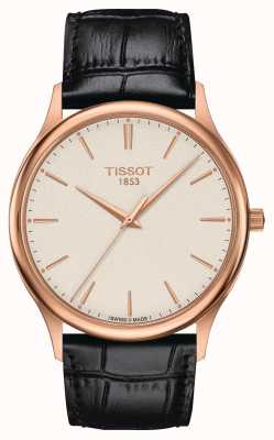 Tissot Men's Excellence 18ct Champagne Dial Watch T9264107626101