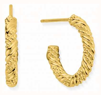 ChloBo Entwined Passion Gold Hoop Earrings GEH3209