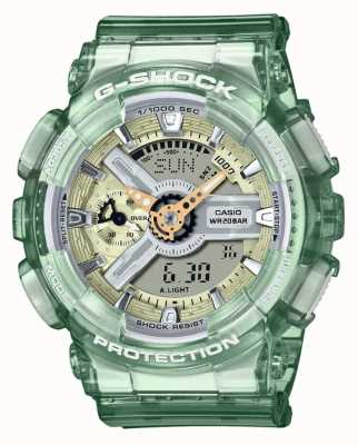 Casio Men's G-Shock Green Skeleton Watch GMA-S110GS-3AER