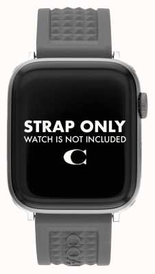 Coach Apple Watch Strap (42/44mm) Black Silicone 14700051