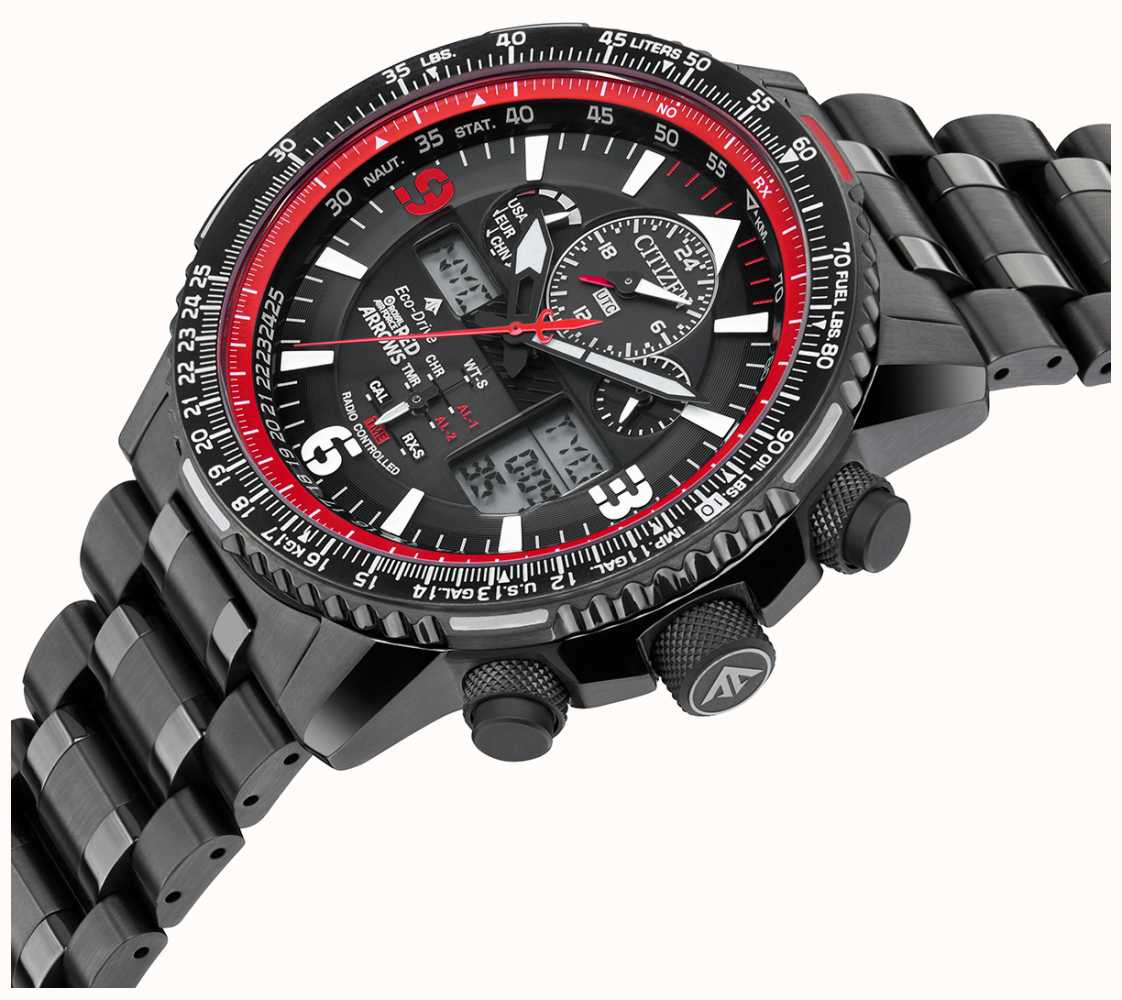 Citizen Arrows Skyhawk A-T Limited Edition Eco-Drive Promaster Radio JY8087-51E - First Class USA