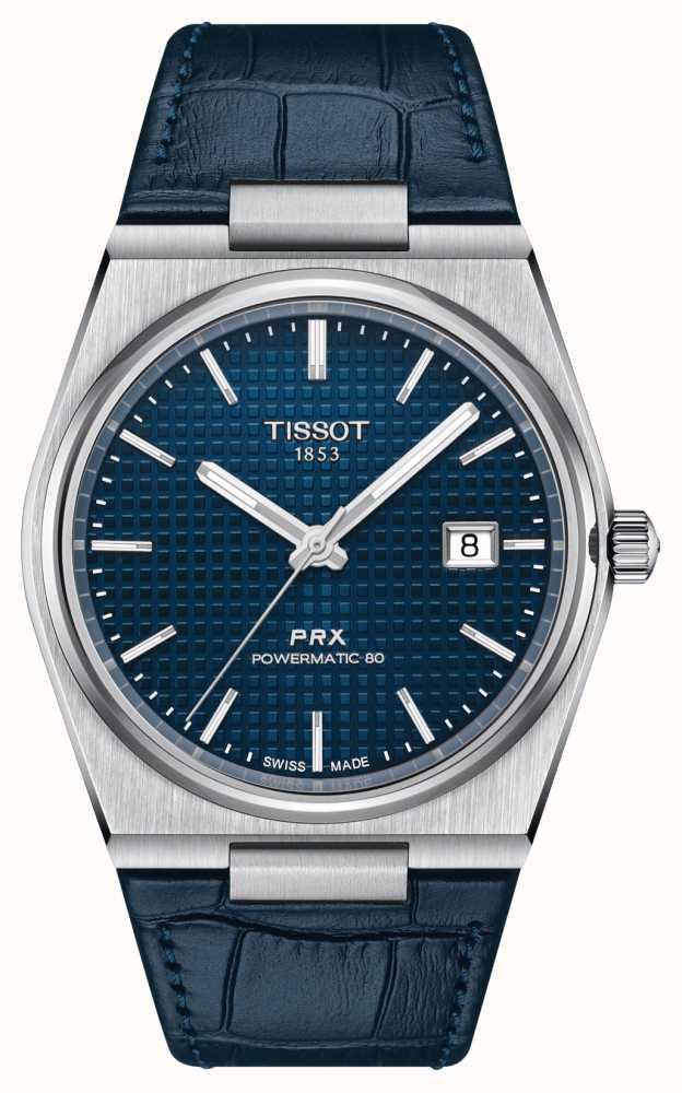 Tissot PRX 40mm Auto | Blue Dial | Blue Leather Strap