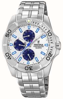 Festina Men's Multi-Function Watch With Steel Bracelet F20445/1