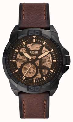 Fossil Men's Bronson Automatic | Skeleton Dial | Gunmetal