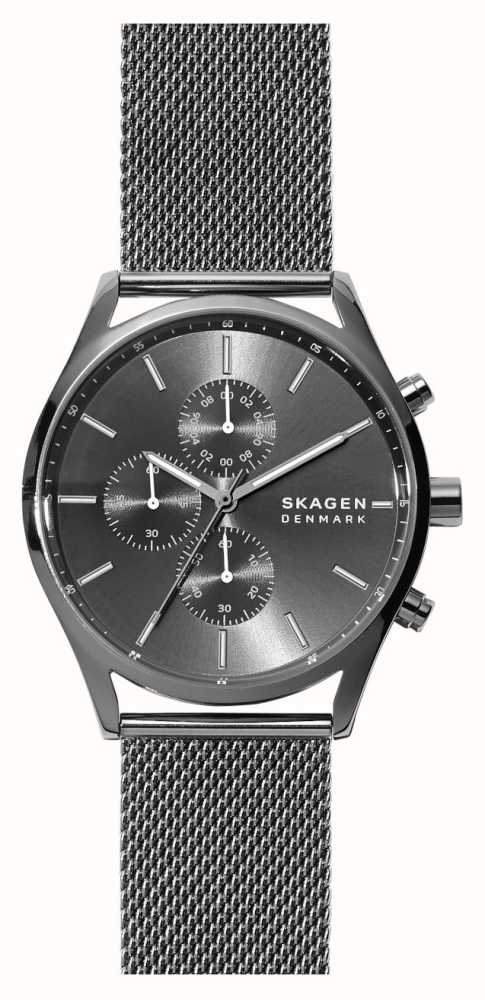 SKW6608 Class USA First Grey Chronograph Watches™ Skagen Watch HOLST Men\'s -