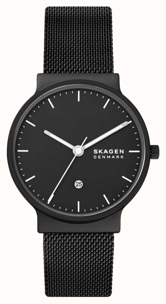 Women's Ancher Stainless Steel Mesh White Dial Watch | Skagen SKW2478 |  World of Watches