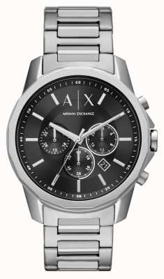 Armani Exchange Black Chronograph Dial | Stainless Steel Bracelet AX1720