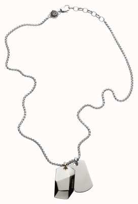 Diesel STEEL Two-Tone Men's Chain Necklace DX1355931 - First Class