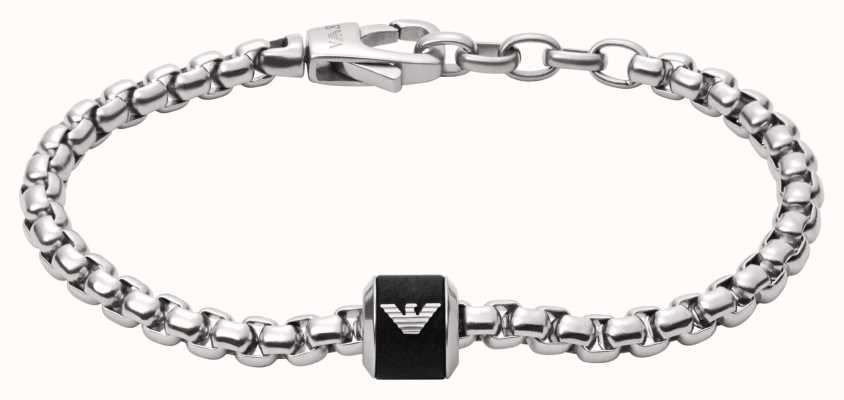 Emporio Armani Men's Asymmetrical Stainless Steel Chain Bracelet EGS2805040  - First Class Watches™ USA