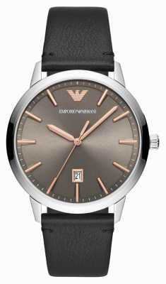 Emporio Armani Men\'s (42mm) White Dial / Brown Leather Strap AR11572 -  First Class Watches™ USA