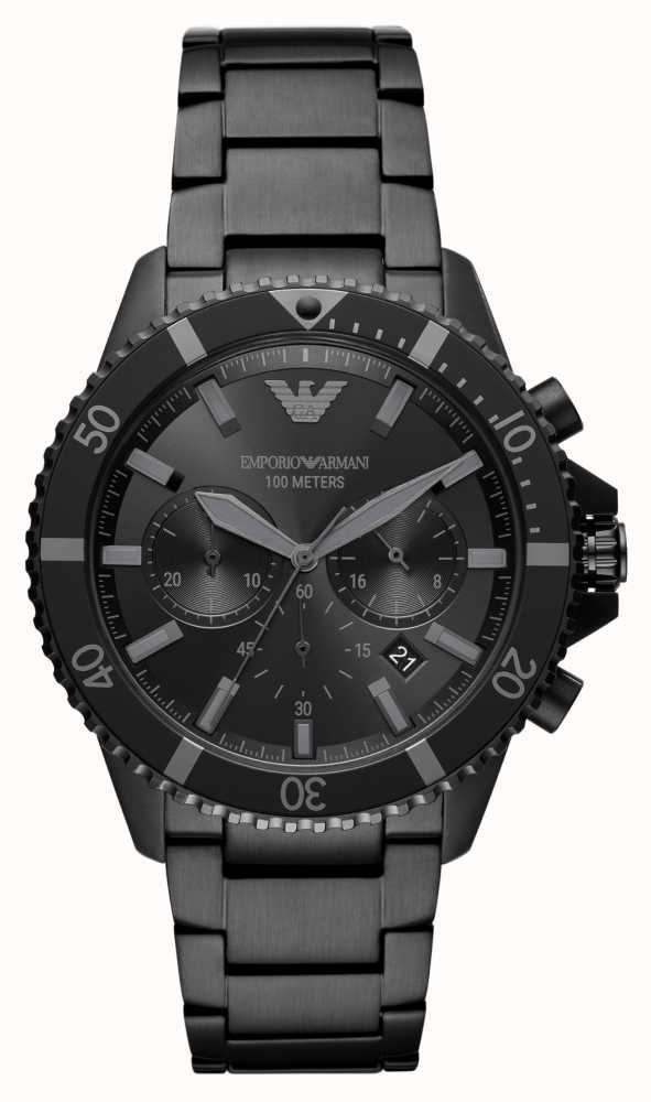Buy EMPORIO ARMANI AR2448 Water-Resistant Chronograph Watch | Silver-Toned  Color Men | AJIO LUXE