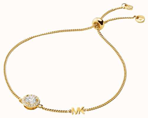 Michael Kors 14K Gold-Plated Brass Logo Chain Bracelet - MKJ7953710 - Watch  Station