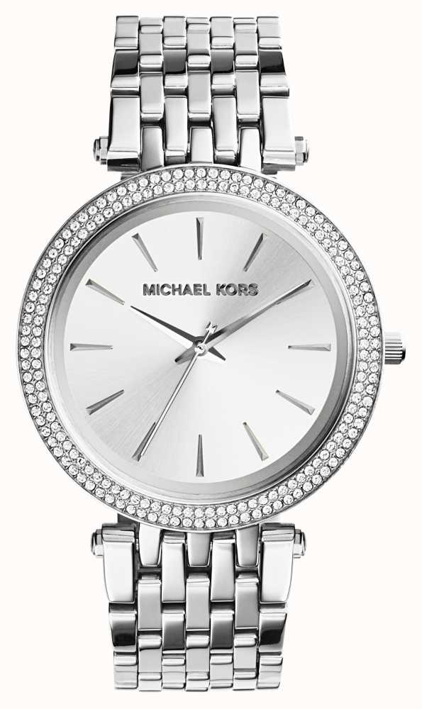 Michael Kors Darci Women's Stainless Steel Crystal Set Bezel Watch MK3190 -  First Class Watches™ USA
