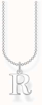 Thomas Sabo Sterling Silver 'R' Letter Necklace 38-45cm KE2027-001-21-L45V