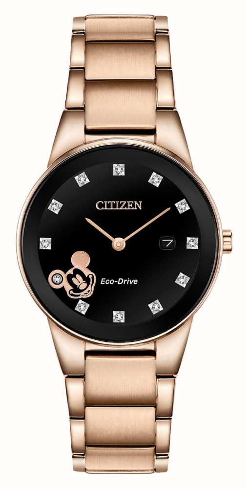 Citizen Disney Mickey Mouse Diamond-Set Eco-Drive Watch GA1056-54W - First  Class Watches™ USA