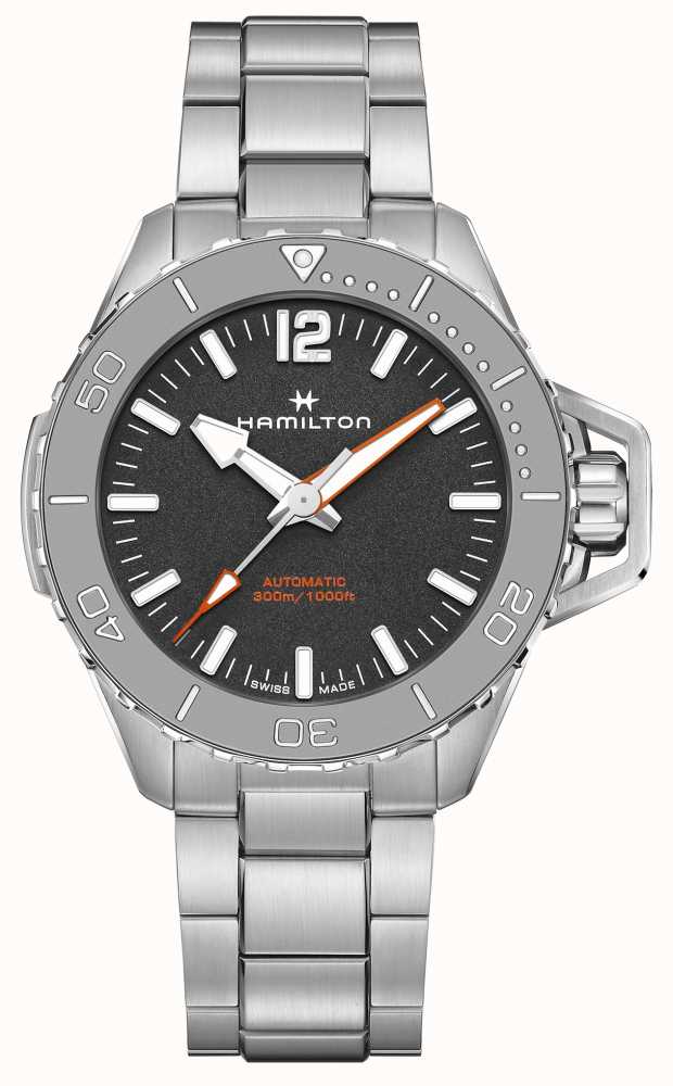 Hamilton Khaki Navy Frogman Auto Bracelet Watch H77815130 - First