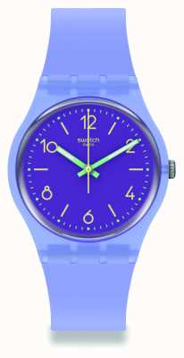 Swatch VIOLET DREAM Silicone Strap Watch SO28V101