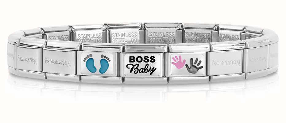 Nomination Composable BOSS BABY Bracelet (3 Links + Stainless Steel Base  BOSSBABY-NOM - First Class Watches™ USA
