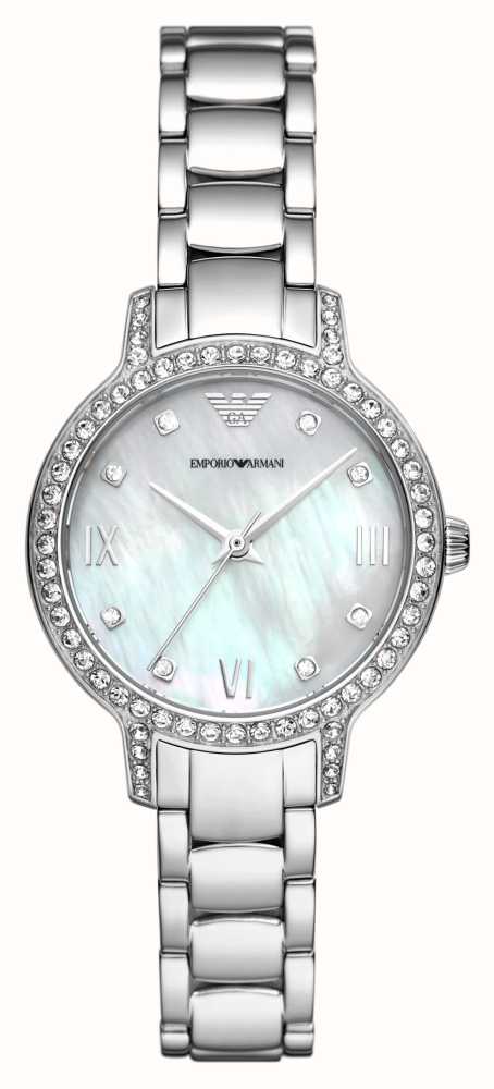Emporio Armani Women's | Mother-of-Pearl Dial | Stainless Steel 