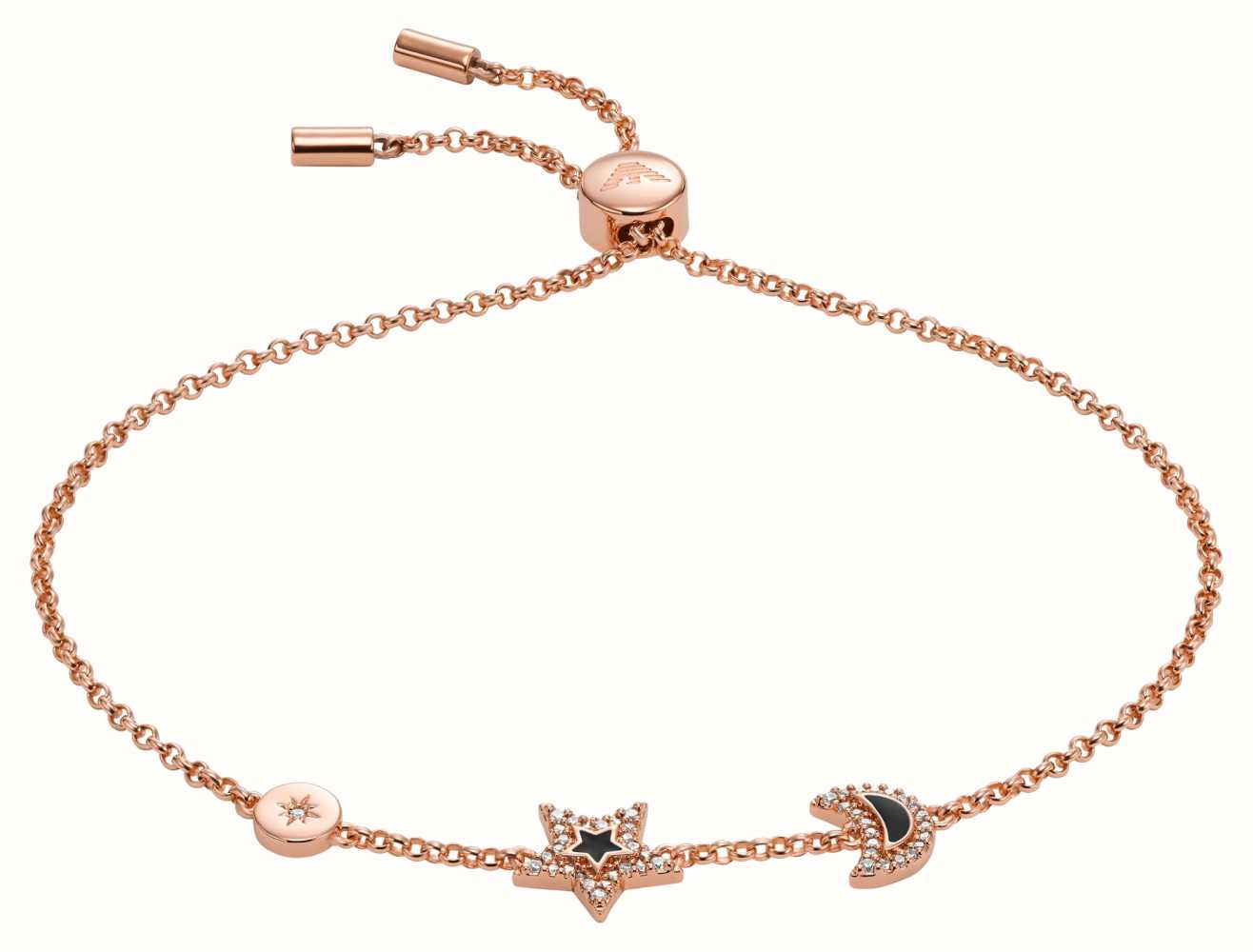 EMPORIO ARMANI bracelet Golden Silver ref.957617 - Joli Closet