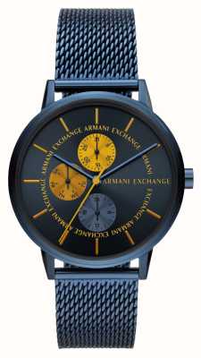 Maserati Men\'s Epoca | Blue First Bracelet | Chronograph Mesh USA Dial Class Watches™ R8853118019 Steel 
