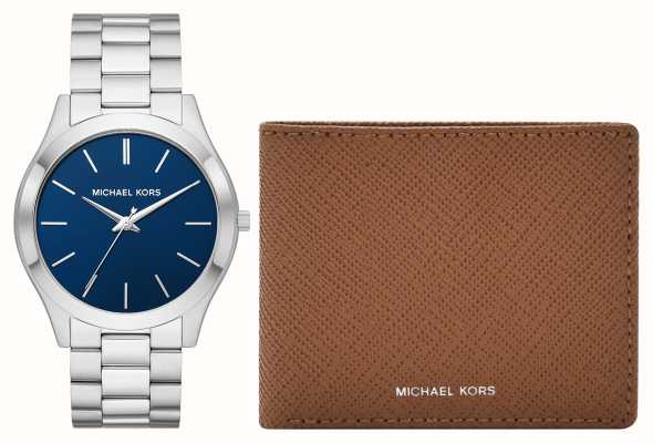 Michael Kors Slim Runway | USA Steel Black - First MK9057 Bracelet Watches™ Dial Chronograph Class Gold Mesh 