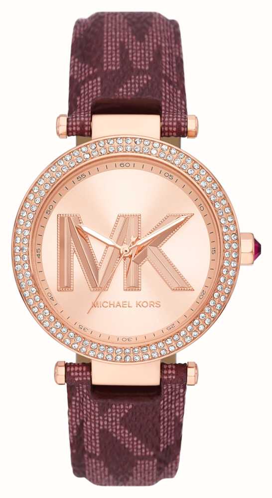 Michael Kors Parker Rose-gold Toned Crystal Set Watch MK2974 - First Class  Watches™ USA