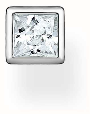Thomas Sabo Polar World | Sterling Silver | White Gemstone | Single Stud Earring H2256-051-14