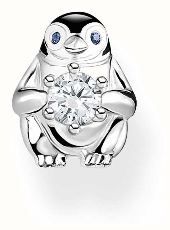 Thomas Sabo First Crystal Penguin H2258-041-7 - USA Single Set Watches™ Earring Class Silver | Stud | Sterling