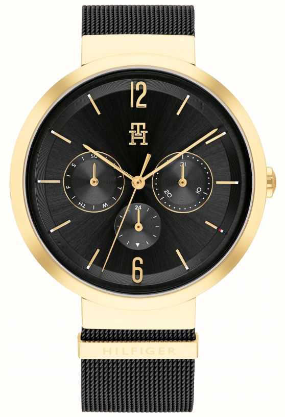 Tommy hilfiger horloge online zwart