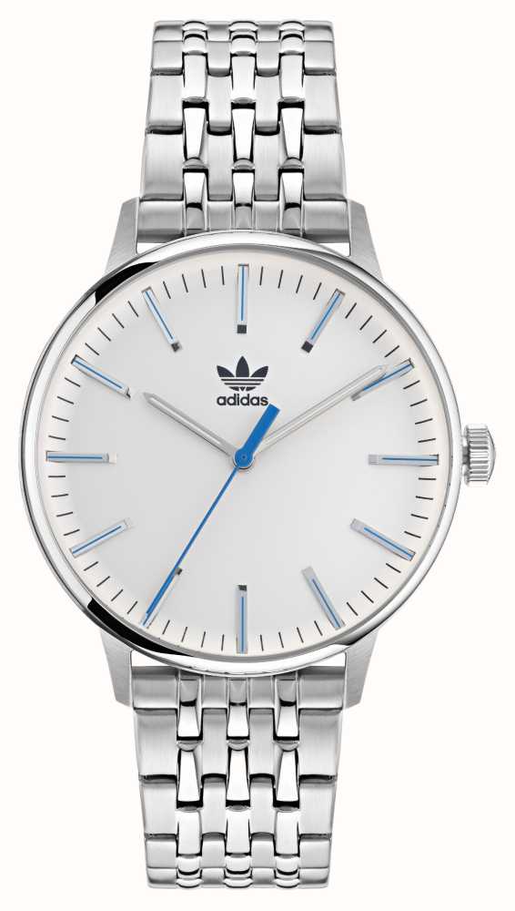 Class Steel ONE CODE | Stainless AOSY22022 White - | Watches™ Adidas Dial First USA Bracelet