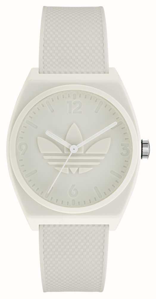Adidas TWO - Class White Watches™ AOST22035 PROJECT First | White Silicone | Strap Dial USA