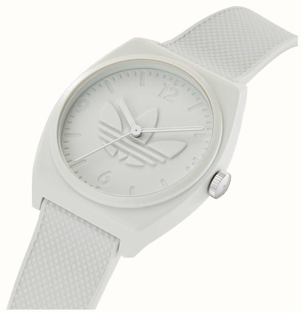 Adidas PROJECT TWO Watches™ - White White AOST22035 | Silicone Dial USA Strap First | Class