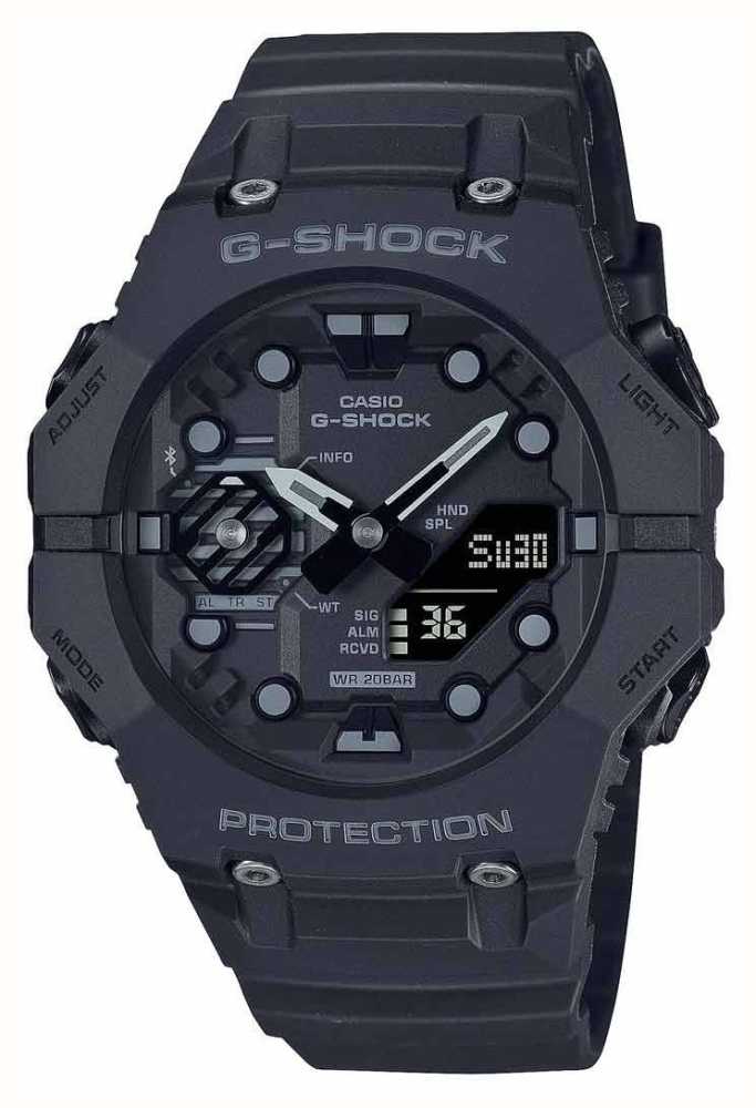 Casio Men's Bluetooth G-Shock Combi Black Integrated Bezel And