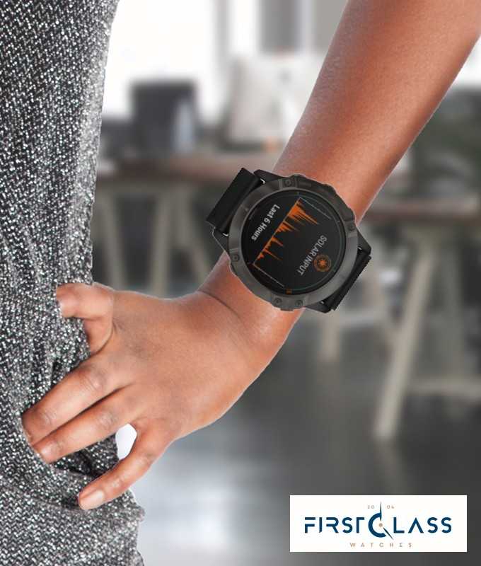 garmin fenix 6x on wrist