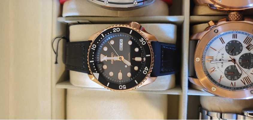 Seiko 5 Sport | Specialist | Automatic | Rose Gold & Black SRPD76K1 - First  Class Watches™ USA