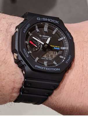 G-Shock CasiOak Bluetooth Solar Black Watch GA-B2100-1AER