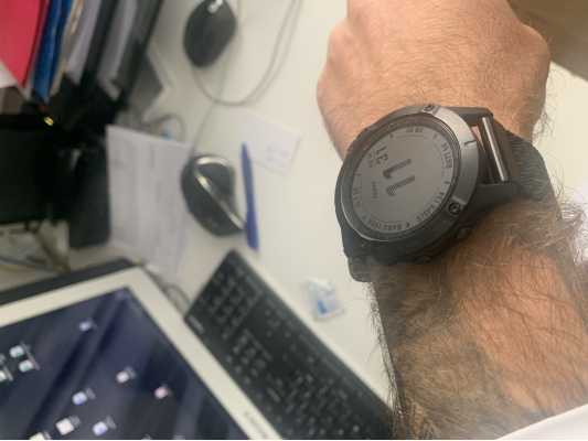 公式カスタマイズ商品 GARMIN fenix 6S Sapphire Black DLC