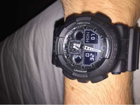 Afvist hval Macadam Casio G-Shock Chronograph Alarm Black GA-100-1A1ER - First Class Watches™  USA