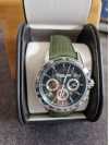 Customer picture of Raymond Weil Freelancer Automatic Chronograph Green Leather Strap 7741-SC7-52021